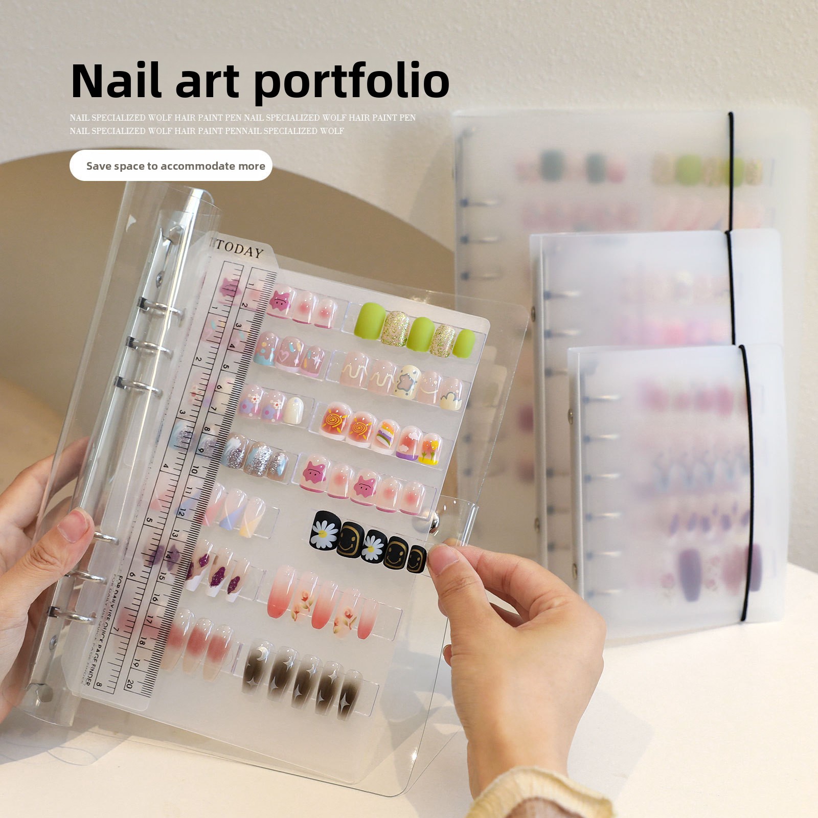 Nail Art One Piece - Книга для хранения образцов нейл-арта, большой