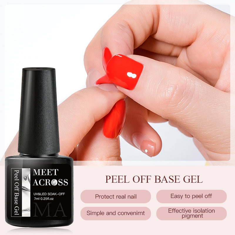Peel Off Base Coat - MEET ACROSS 7 мл Peel Off