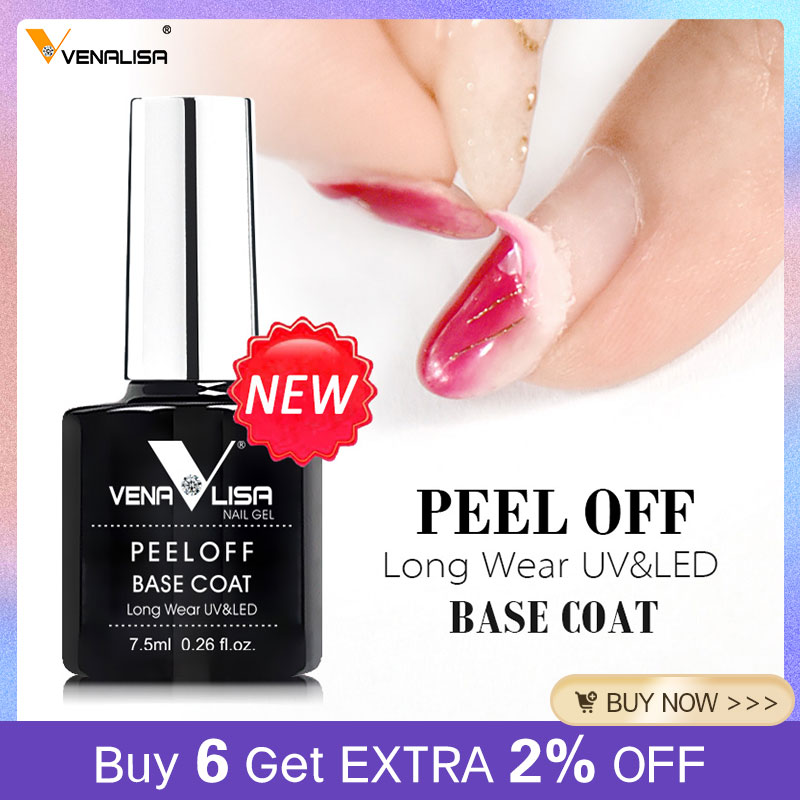 Peel Off Base Coat - VENALISA TPO FREE Легкоснимаемое водное базовое