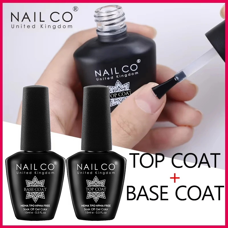 Nail Art One Piece - NAILCO Топ-покрытие, Базовое покрытие, Волшебное средство