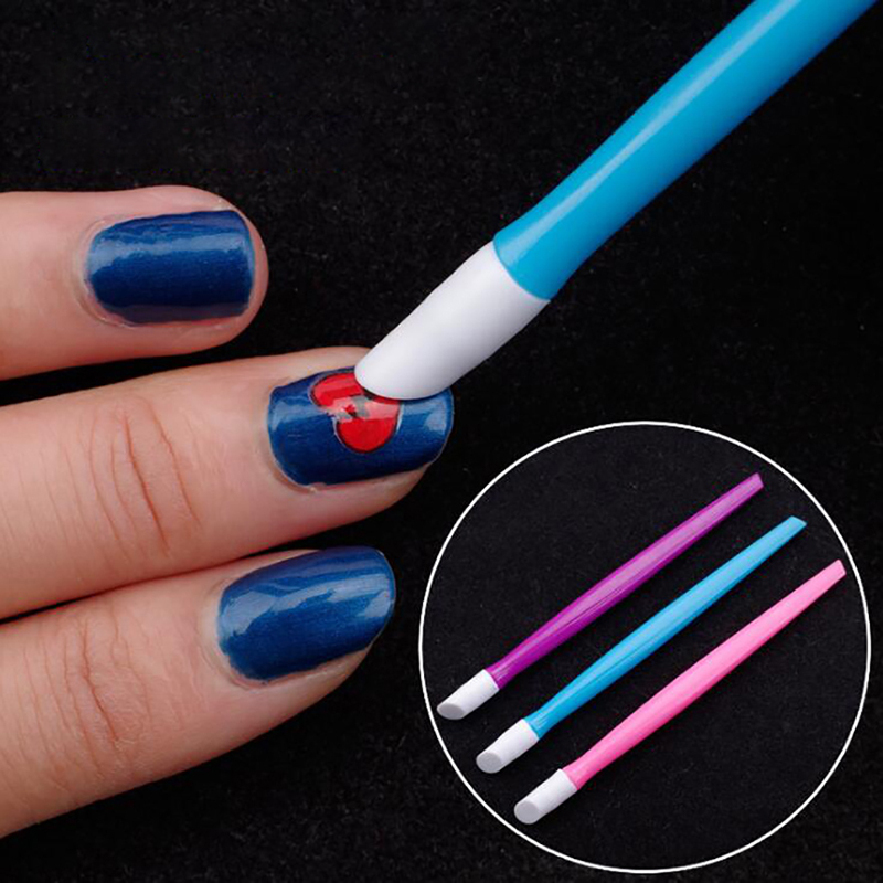 Nail Art For Men - Пластиковая ручка для удаления кутикулы ногтей,