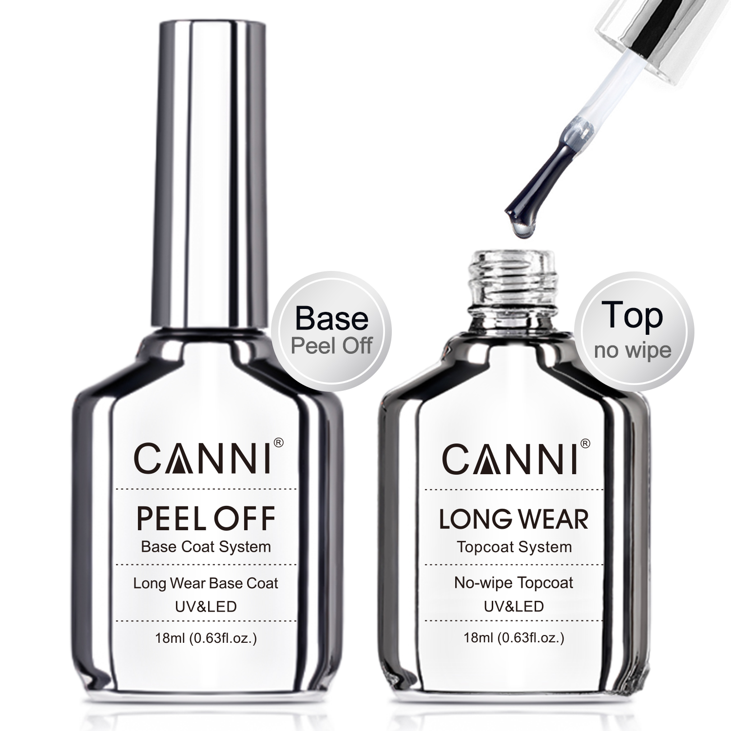 Peel Off Base Coat - Canni TPO FREE HEMA FREE 18