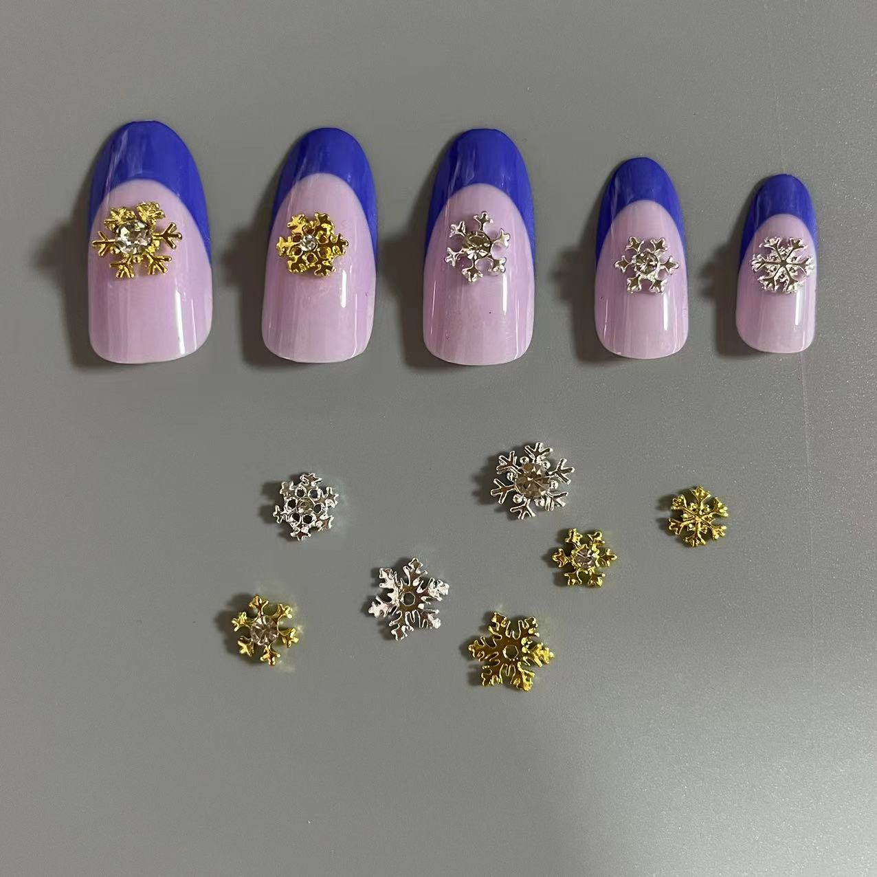 60 шт., зимняя Снежная Королев – обзор и цена Nail Art Queen