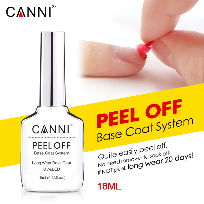 Canni 18 мл Diamond Nowipe Вер – обзор и цена Peel Off Base Coat