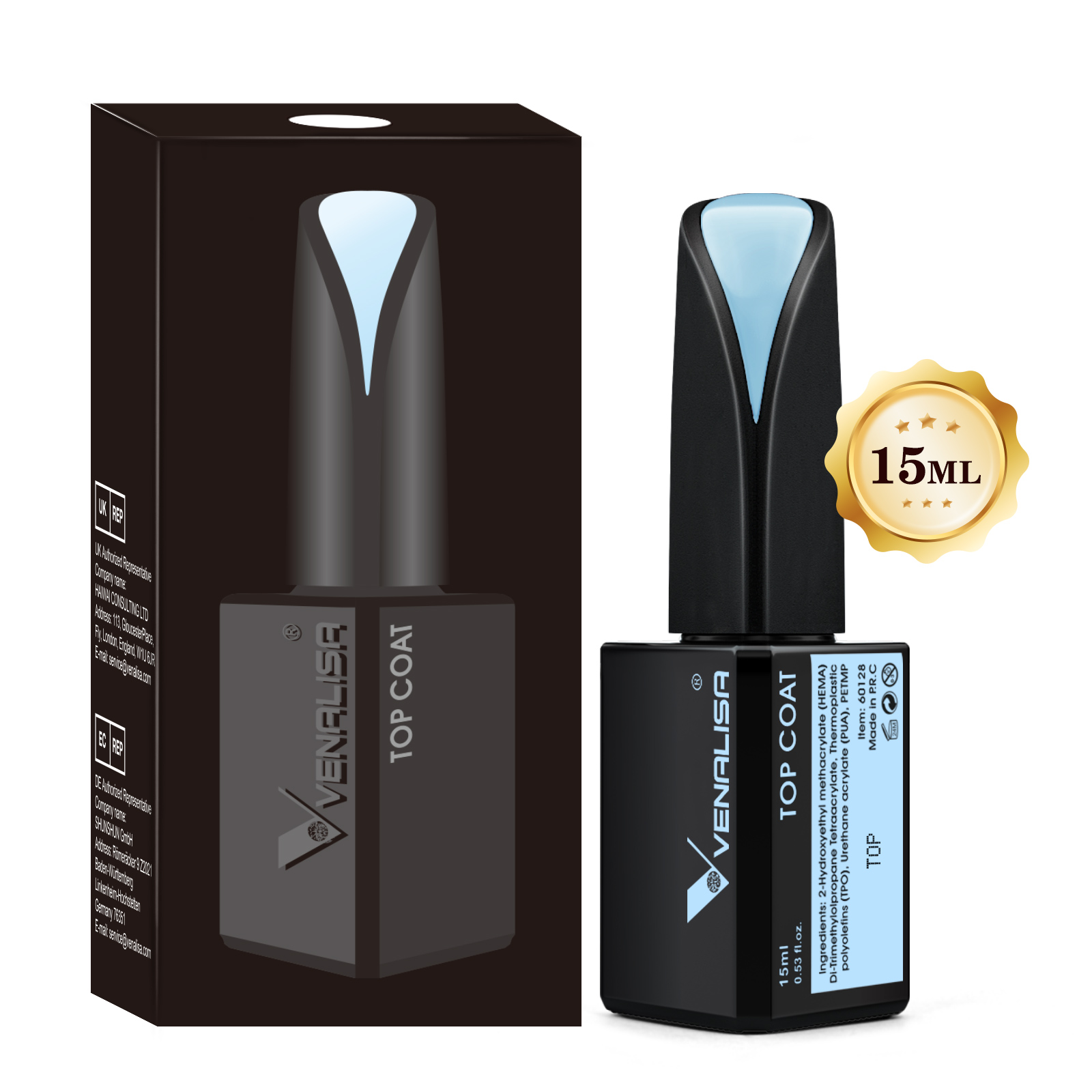 VENALISA Long Wear Diamond Top – обзор и цена Nail Art One Piece