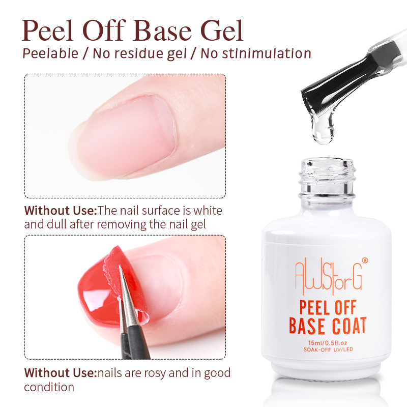 AWStorG 15ML Peel Off Base Coa – обзор и цена Peel Off Base Coat