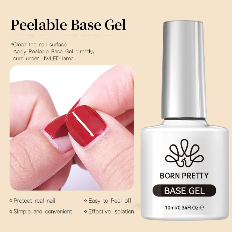 BORN PRETTY Peel Off Base Gel  – обзор и цена Peel Off Base Coat
