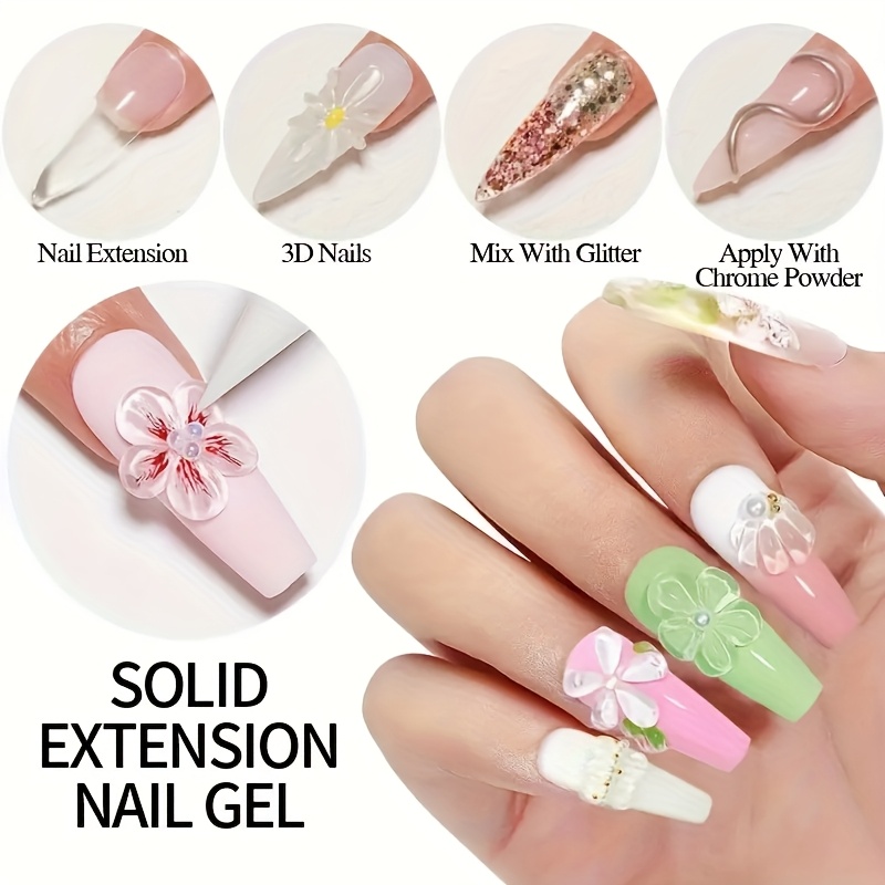 100 г прозрачного нелипкого ге – обзор и цена Nail Art Gel Polish